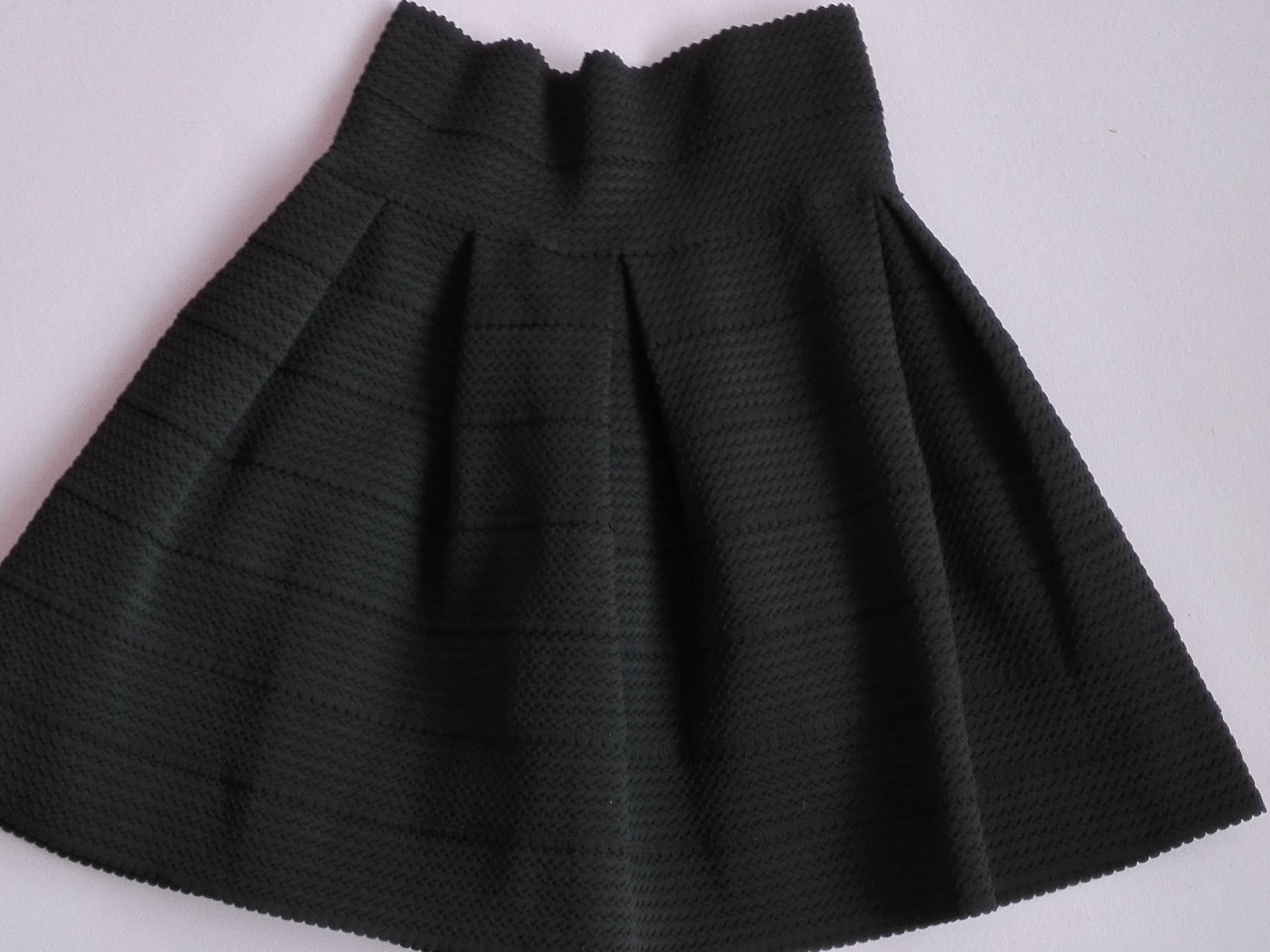 czarna spódnica spódniczka S, H&M, zakończenie roku szkolnego