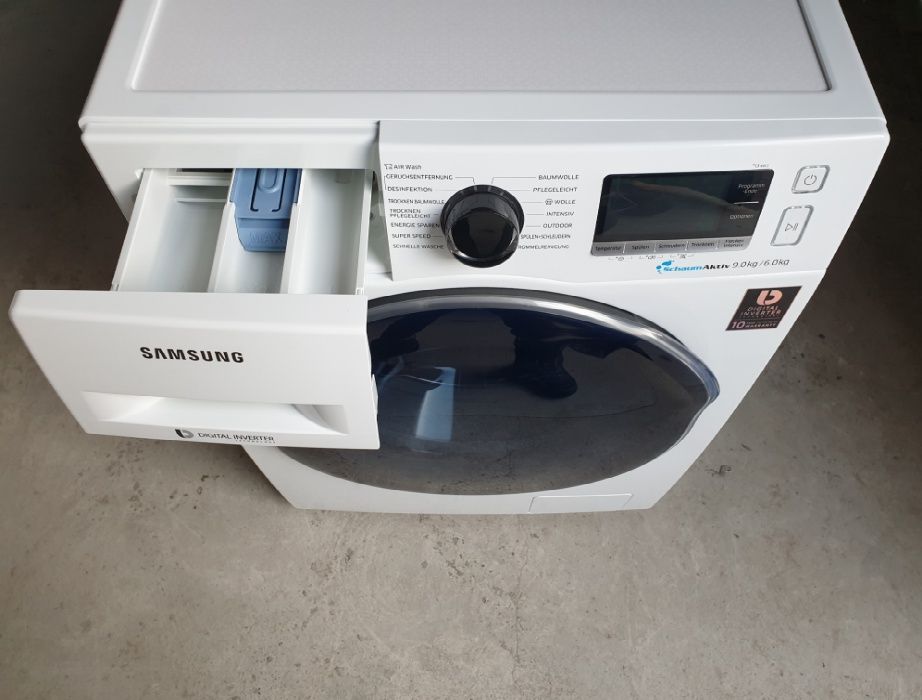 Пральна/стиральная/ машина SAMSUNG 9/6 KG з Сушкою / WD91J6A00AW