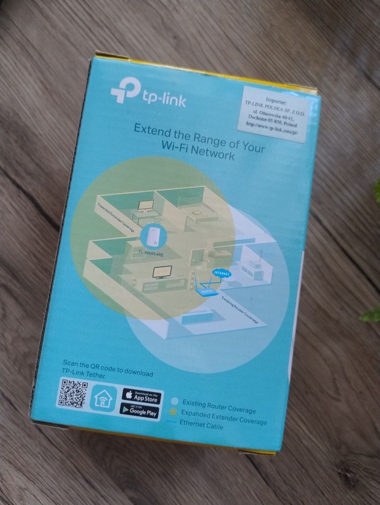 Tp-link wzmacniacz range extender wzmacniacz sieci wifi 2.4GHz