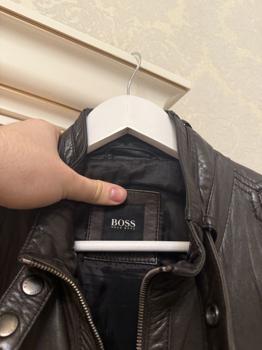 Hugo Boss куртка шкіряна чоловіча