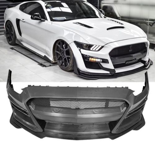 Бампер передний решетка Ford Mustang Shelby GT500 DRL ДХО