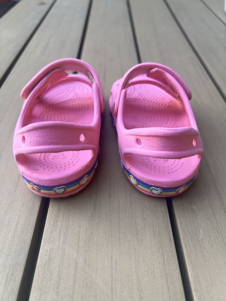 Sandały Crocs Rainbow 20-21 I c5 I 12,5cm