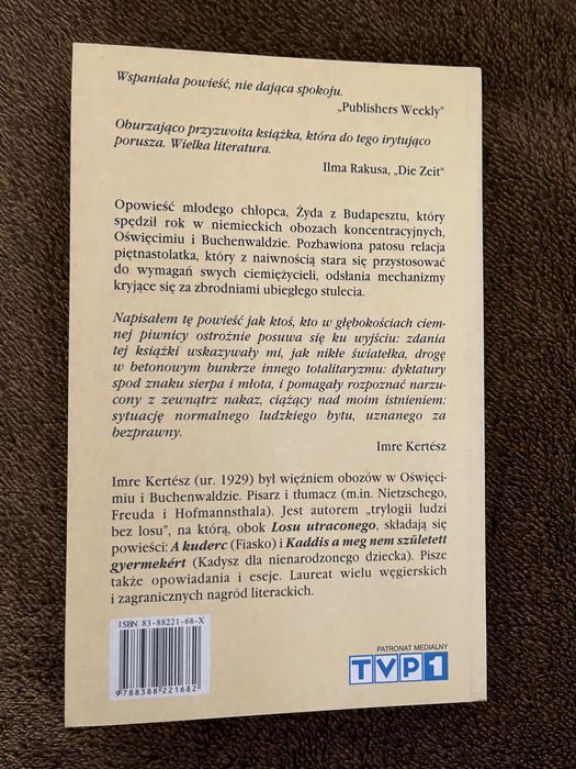 Los utracony Imre Kertesz