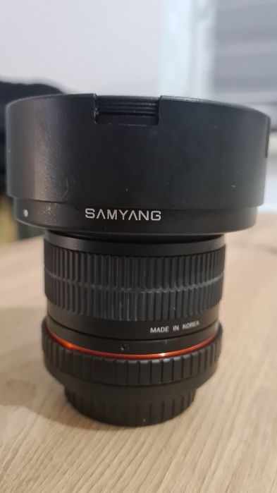 Obiektyw samyang fish eye 8mm 1.35