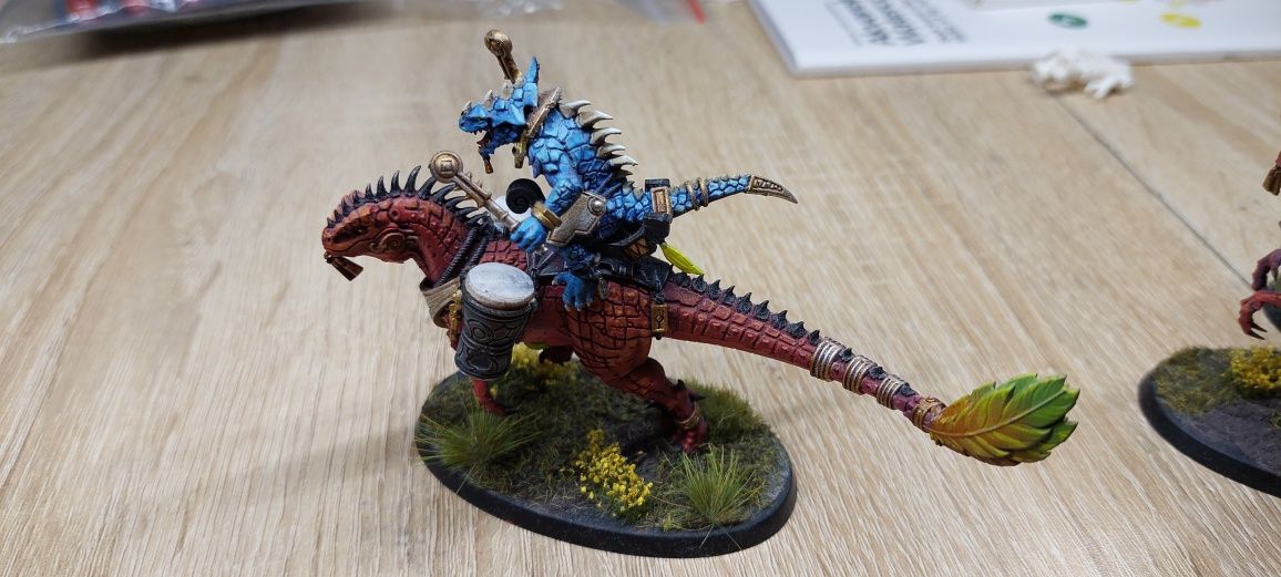 Warhammer seraphon aggradon lancers pomalowane