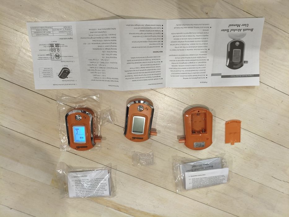 Алкотестер Драгер GreenWon АТ-6000 orange