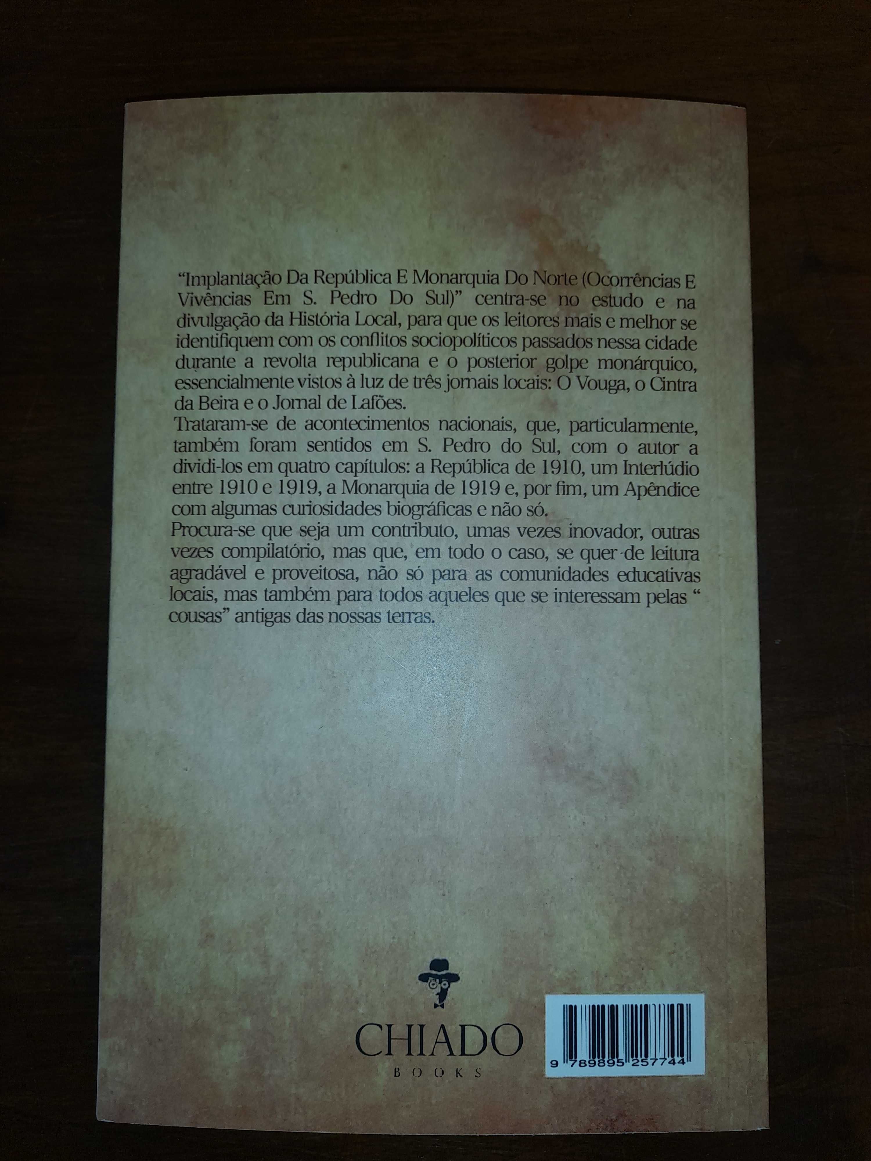 Livro de História Local sobre São Pedro do Sul