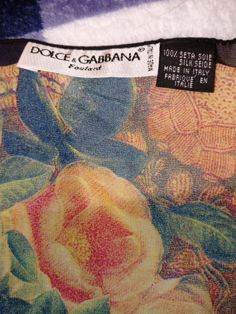 Шовковий шарф Dolce & Gabbana