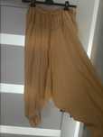Szarawary kolor musztarda M/L