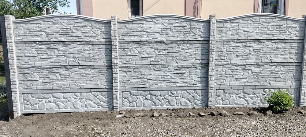 Еврозабор под ключ, бордюры, столбы, плиты