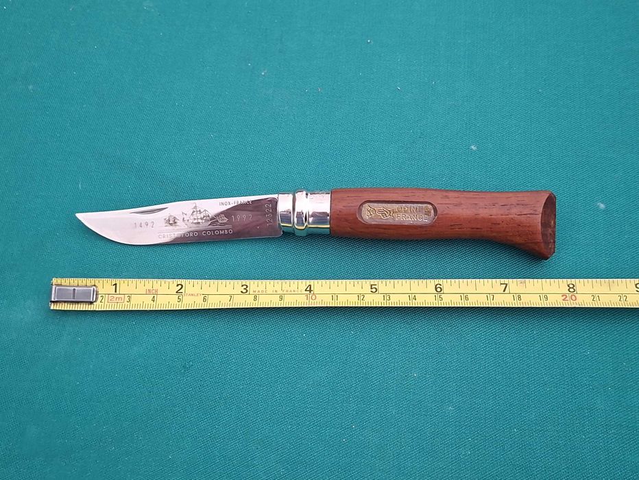 Canivete Opinel Nr. 8 Cristoforo (Cristovão) Colombo 1492/1992
