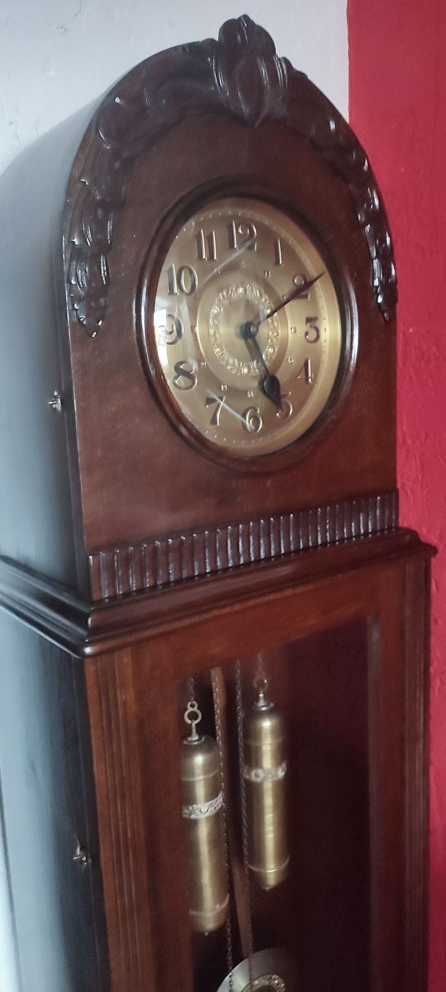 Zegar stojący po renowacji