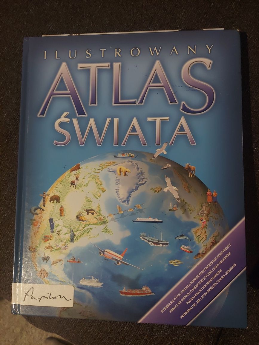 Atlas Świata ilustrowany .plus gratis