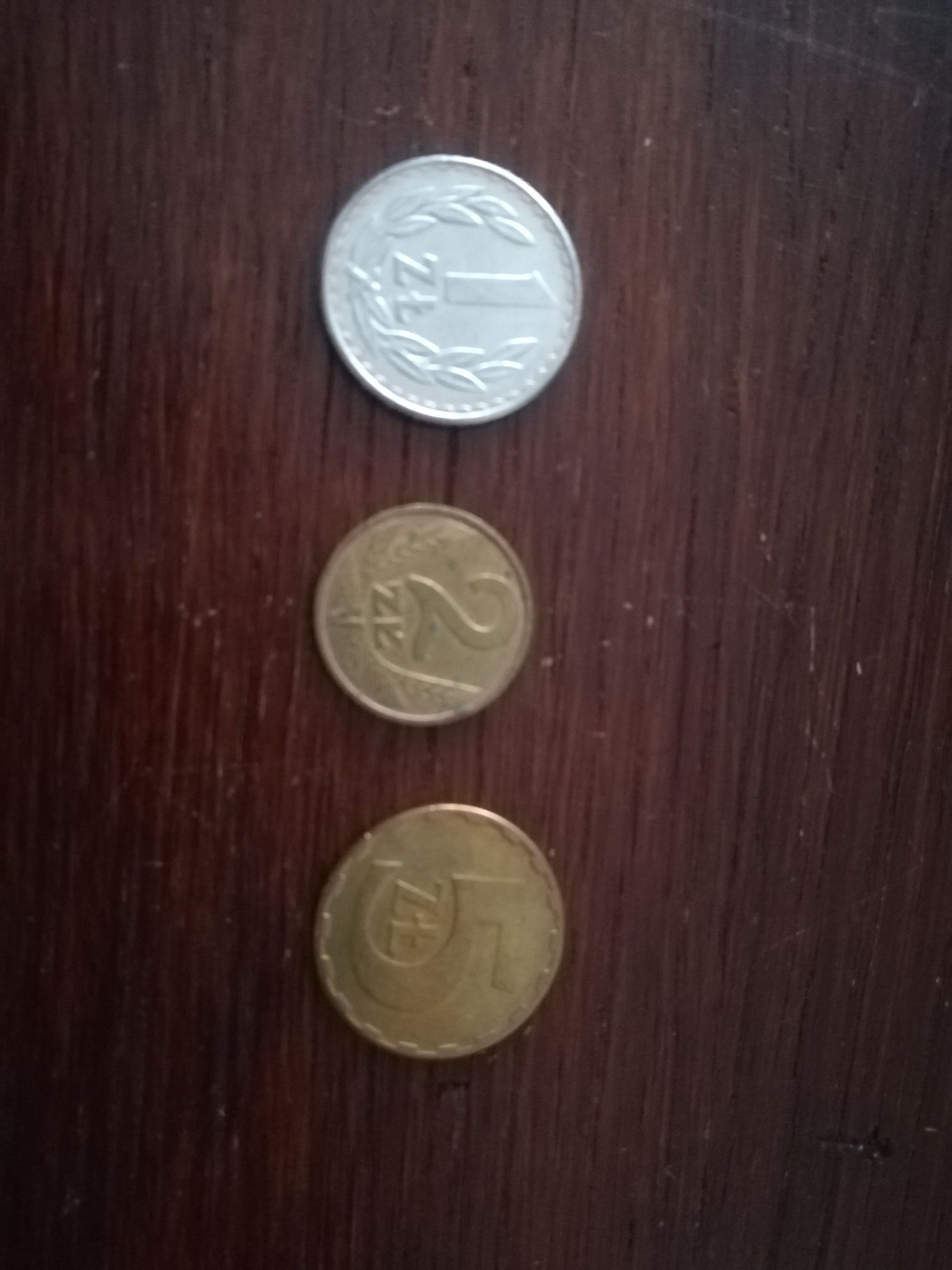 1, 2, 5 zł 1988 zestaw monet
