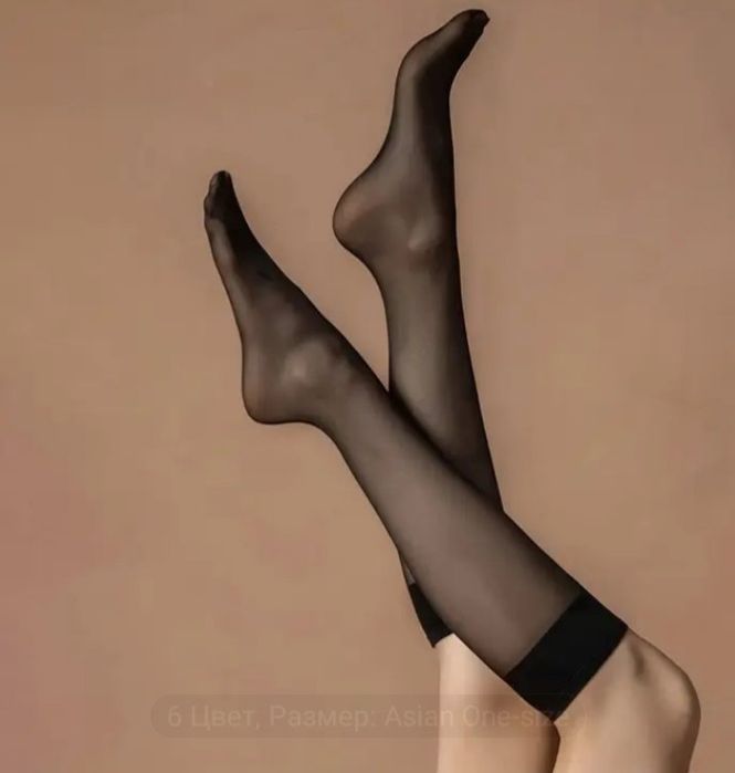 Женские гольфы, носки черного цвета