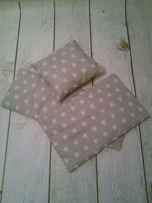 DREWNIANY Wózek budka dla lalek "Ani" z okienkiem