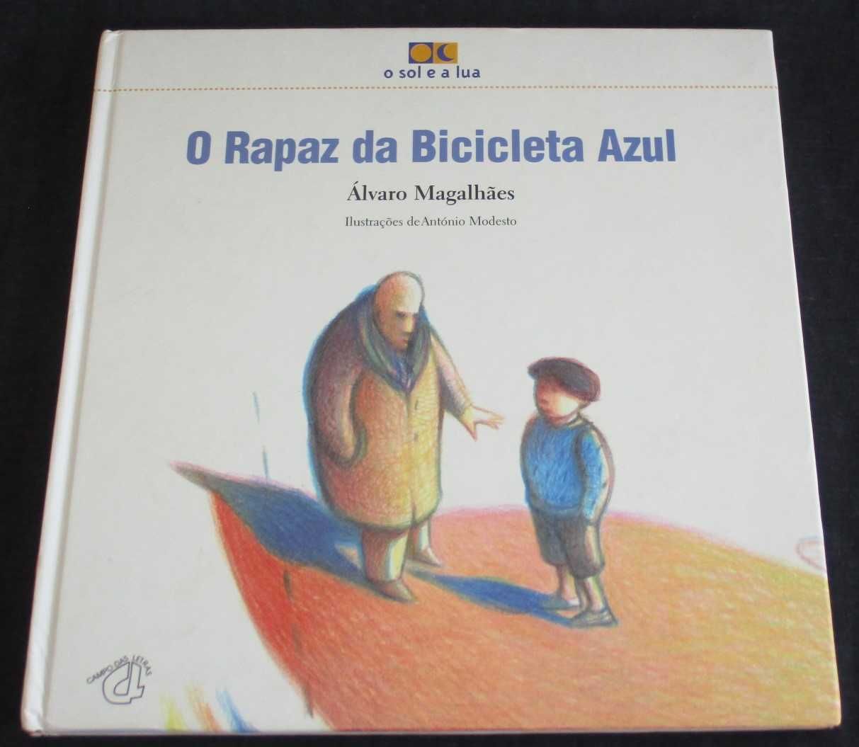 Livro O Rapaz da Bicicleta Azul Álvaro Magalhães