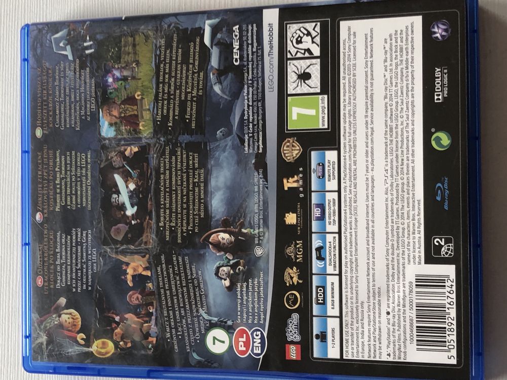 Lego hobbit dubbing pl gra na ps4 gry playstation wladca pierscieni