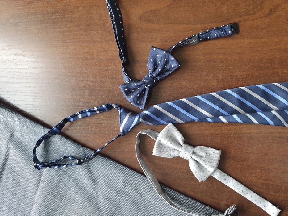 Krawat i dwie muszki dlchłopca