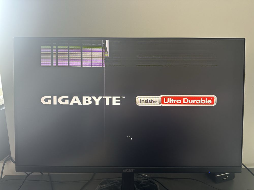 Monitor Acer uszkodzona matryca