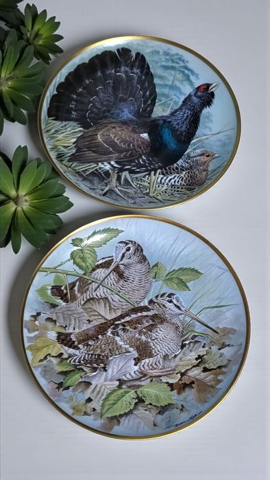 Zestaw 2 kolekcjonerskich talerzy  Franklin