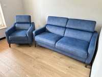 Zestaw wypoczynkowy sofa fotel fotel elektryczny