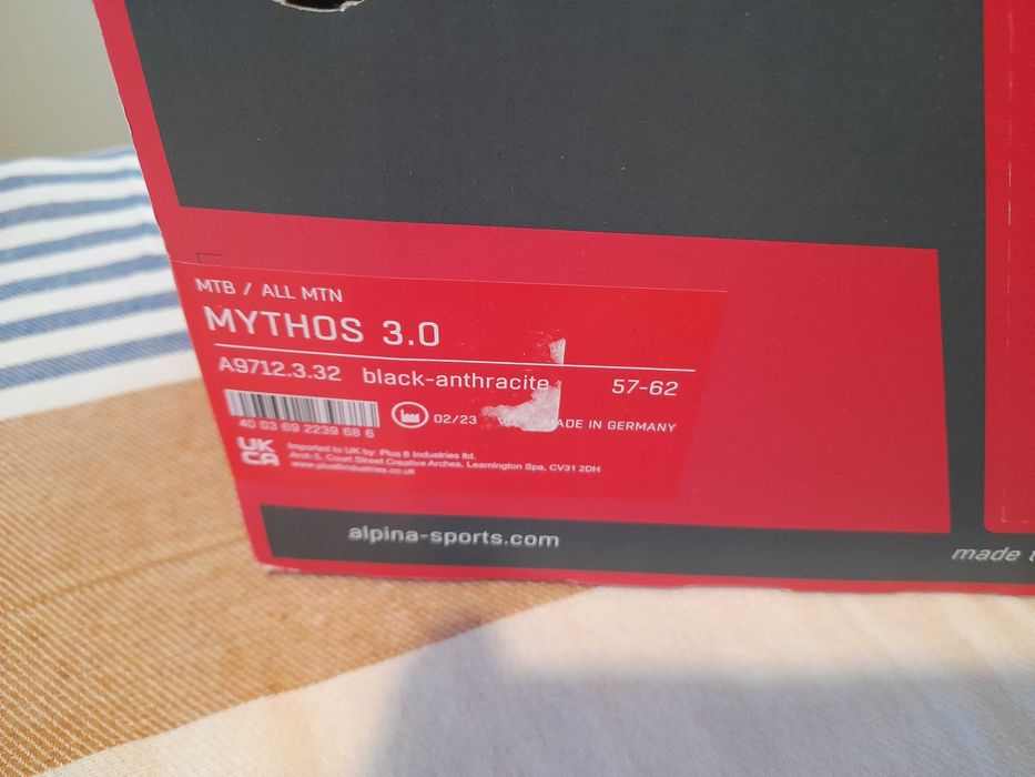 Kask rowerowy Alpina Mythos 3.0 Black Anthracite r 57-62cm