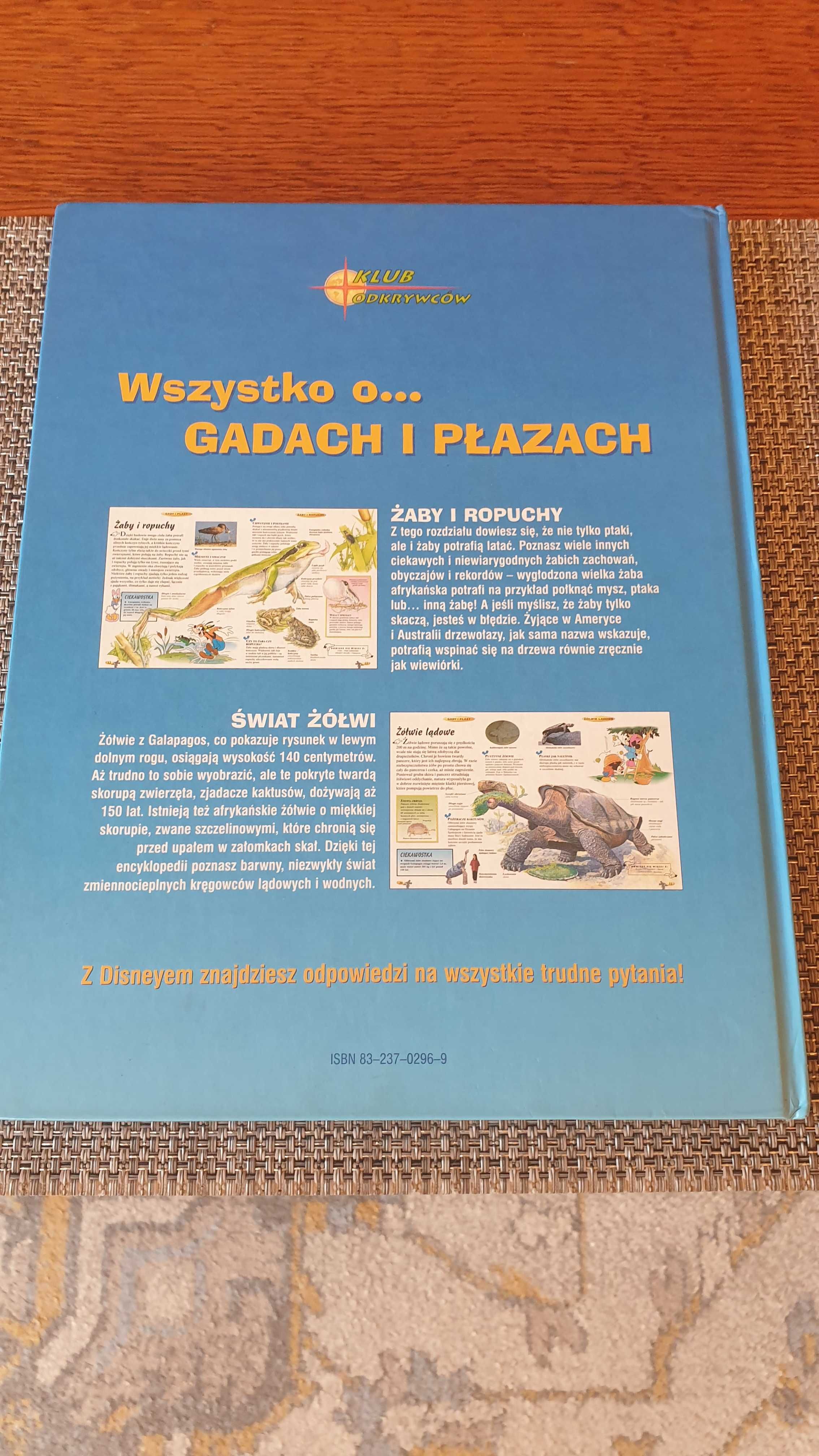 Gady i Płazy - Pierwsza Encyklopedia dla dzieci