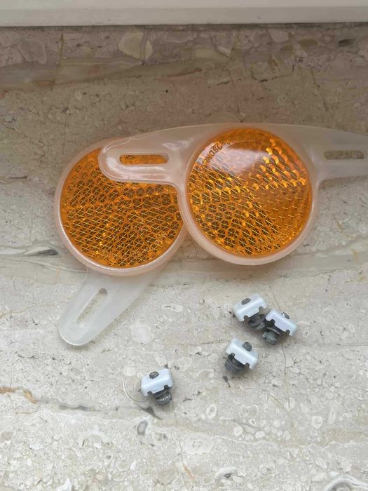 Nowe oryginalne odblaski na szprychy Romet 2 szt Wagant Wigry Jubilat