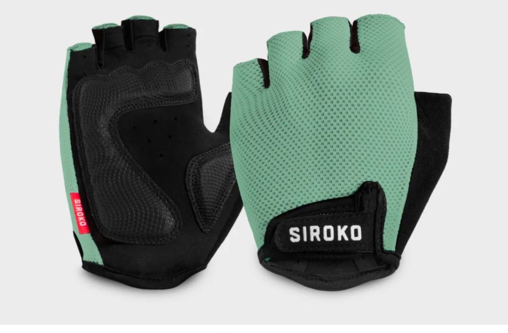 Rękawiczki rowerowe SIROKO Aero Dark Green