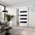 Drzwi przesuwne F80 - 86x205 Wenge producent nowoczesne komplet