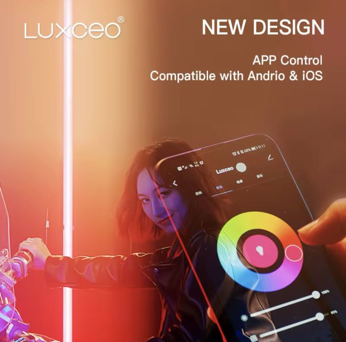 Постійне світло Luxceo P120 RGB IP68 водонепроникний