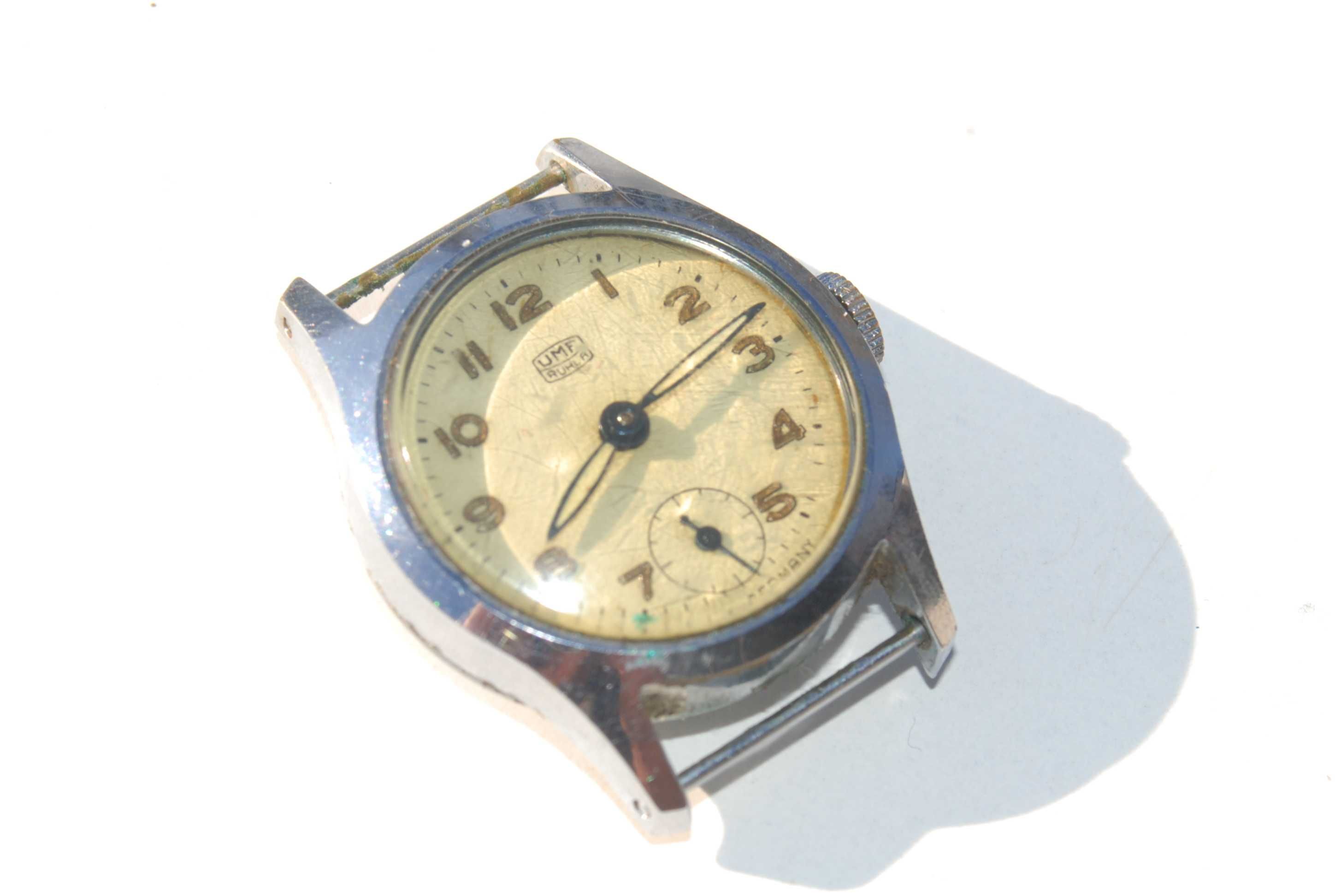 Stary zegarek UMF Ruhla made in Germany 50/60 lata unikat kolekcjoners