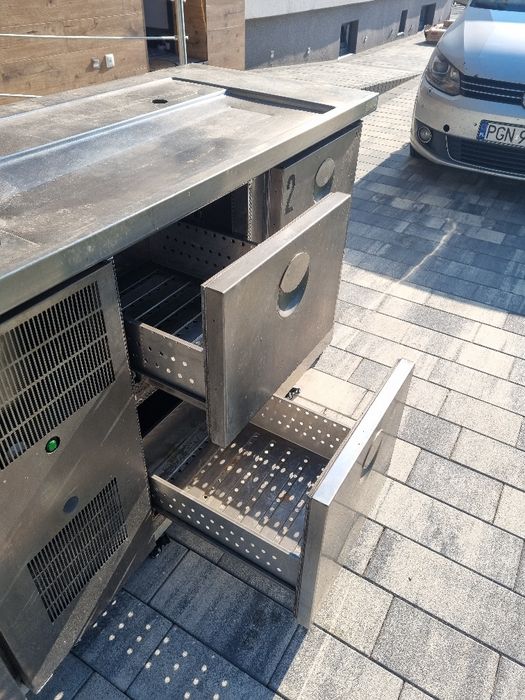 Nalewak do piwa rollbar zlewozmywak dwukomorowy  nierdzewny