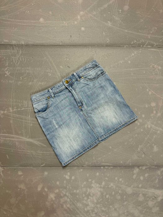 H&M denim jeansowa spódniczka (XS/S) coquette vintage retro 90s 80s