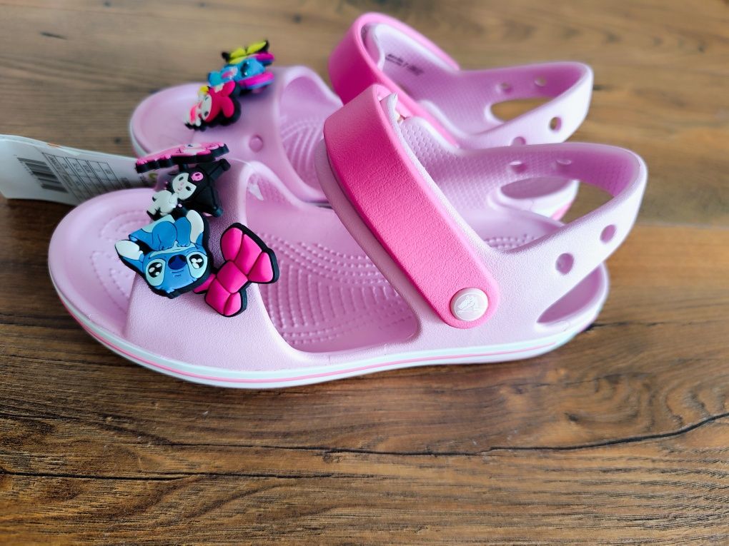Crocs J1 32 33 sandały gumowe do wody Stitch angel kuromi