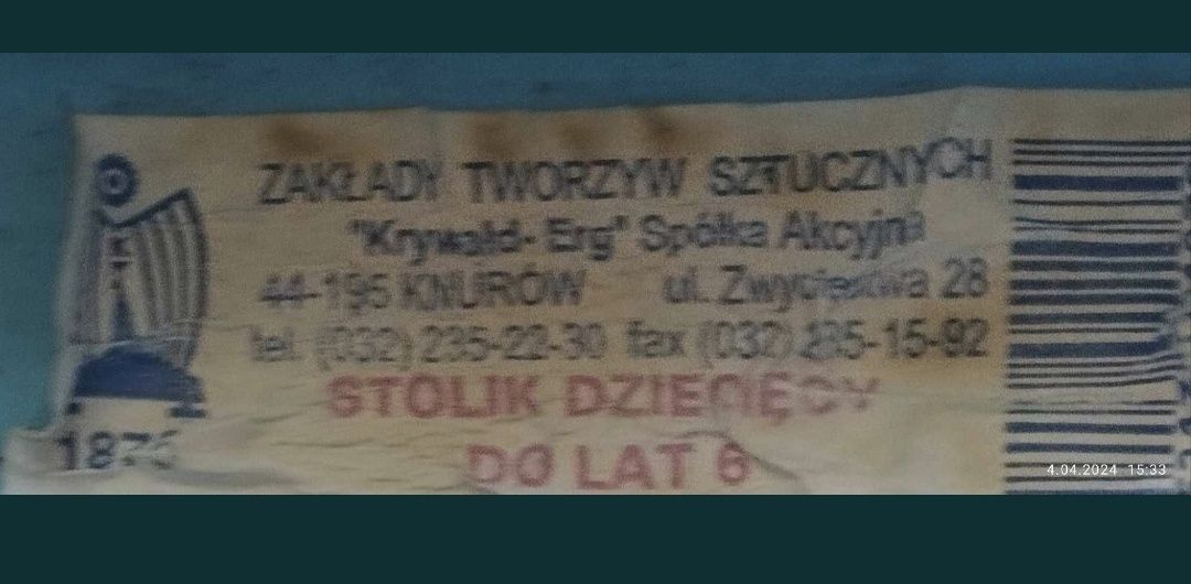 Stolik dziecięcy