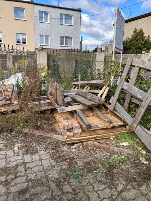 Palety z drewna na opał