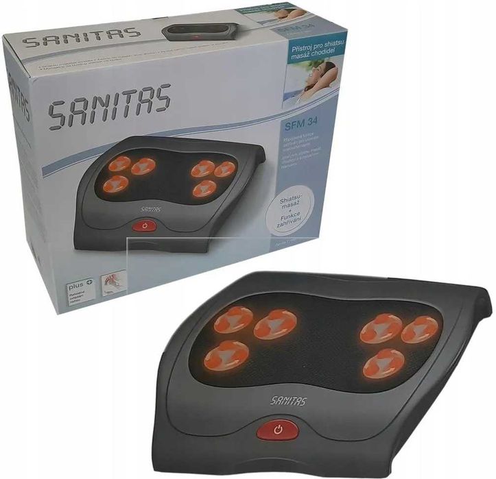 Masażer elektryczny do stóp Sanitas. Nowy  SFM34 Masaż Shiatsu