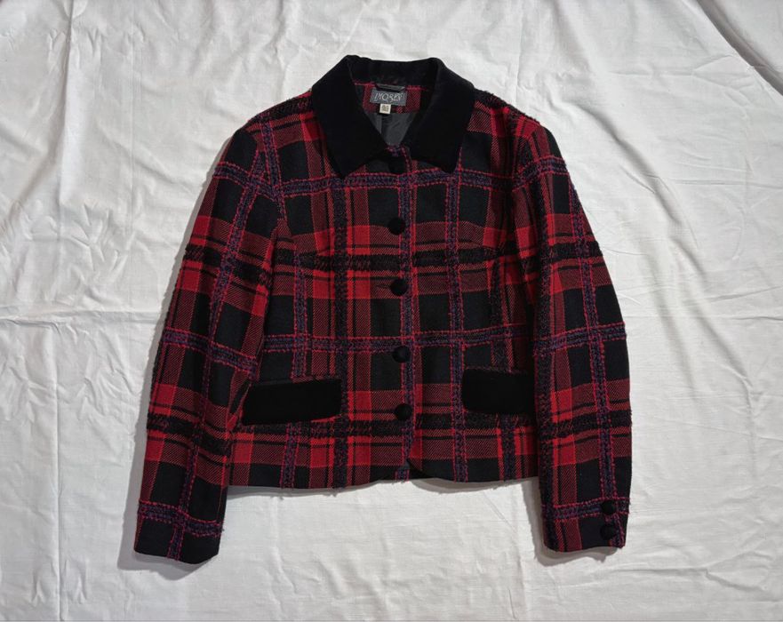 вінтажний шерстяний піджак