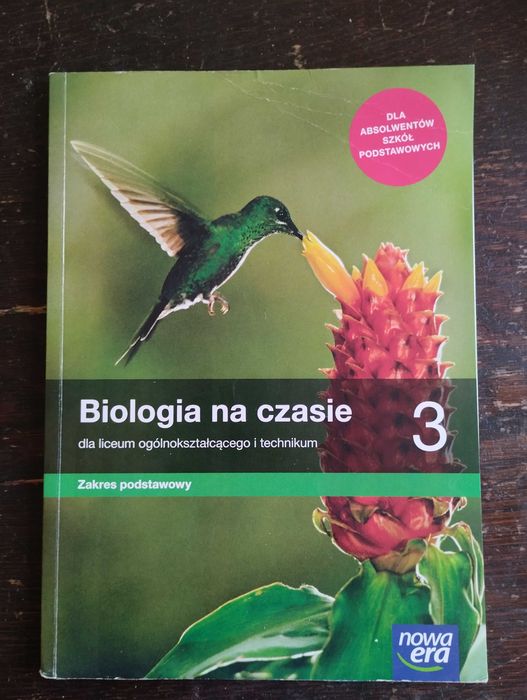 Podręcznik Biologia na czasie 3 - LO i technikum zakres podstawowy