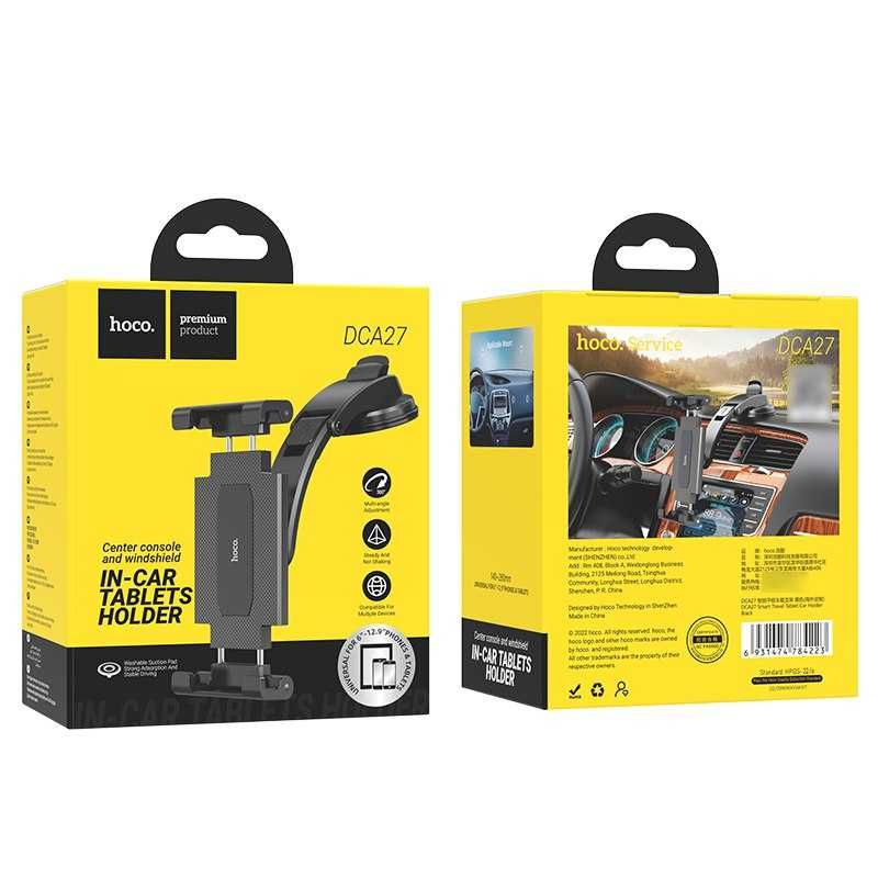 Автотримач для телефону Universal Car Holder HOCO DCA27 6"-12.9"