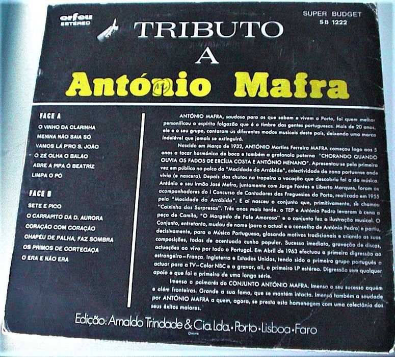 Música Portuguesa-vinil 33 rpm LP-4 discos marcantes