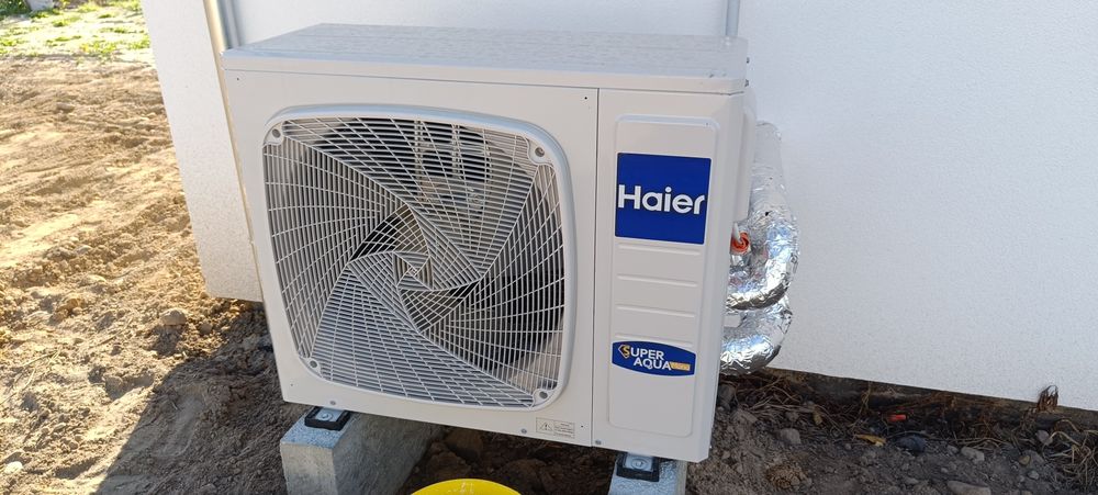 Pompa ciepła Haier z montażem.