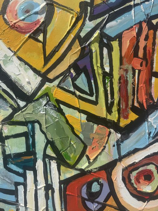 Pintura abstrata - Cosmic Emotions