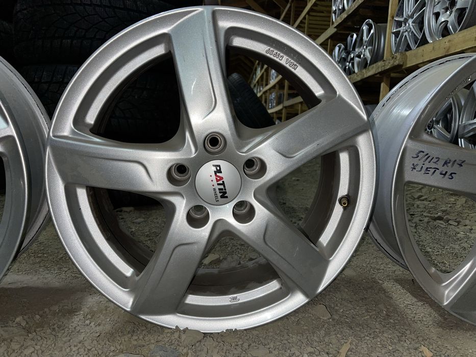 Диски німецькі PLATIN 5/112 R17 7J ET45 підходять на E golf