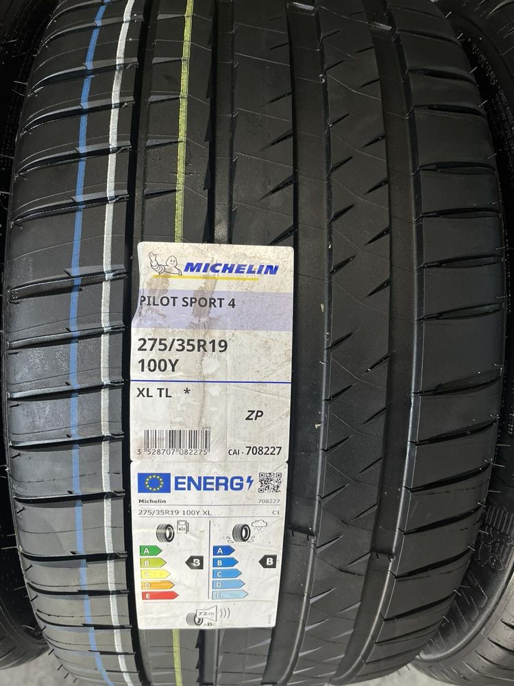 275/35/19+245/40/19 R19 Michelin Pilot Sport 4S ZP 4шт нові