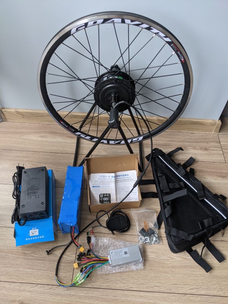 500W Повний электронабір для велосипеда 48в 500вт Акумулятор 15ач
