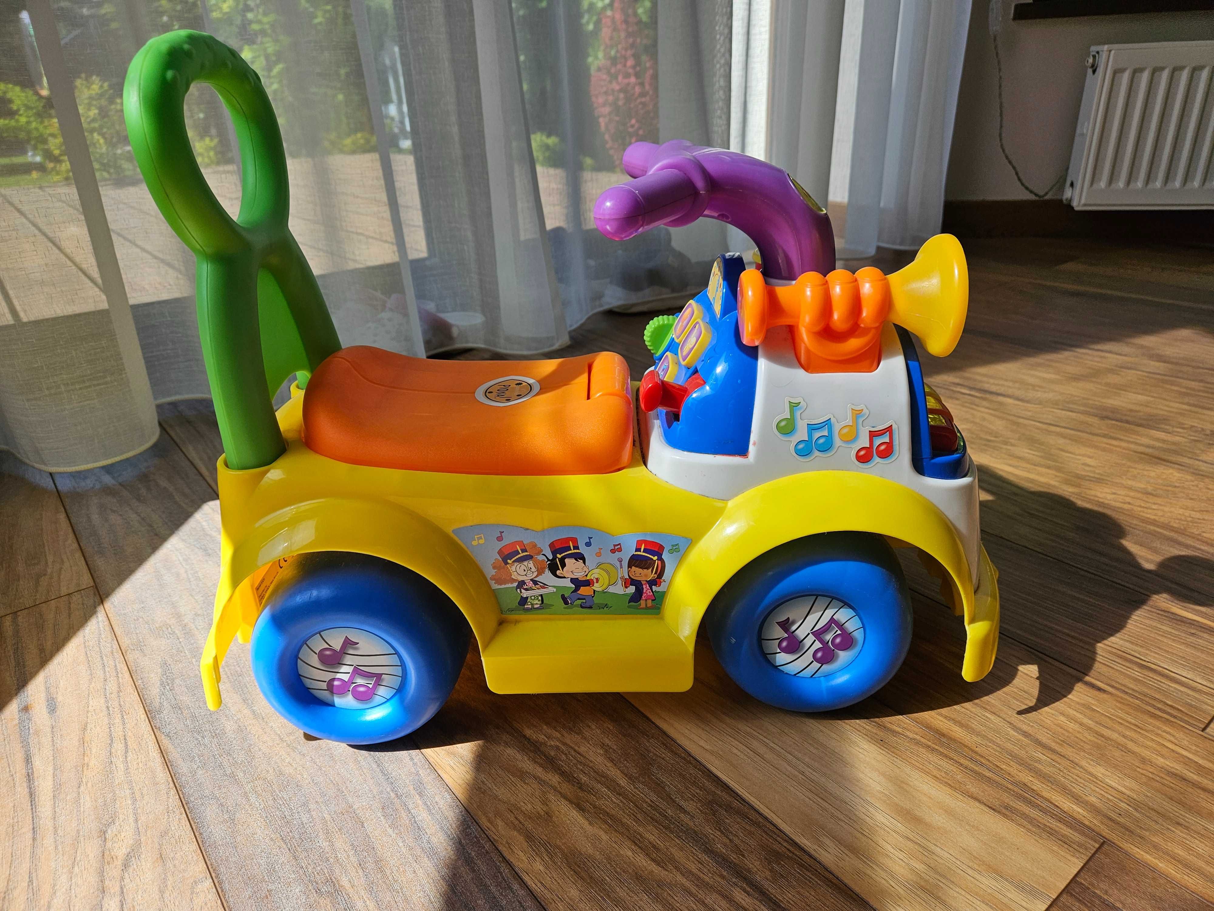 auto,jeździk fisher price, grający