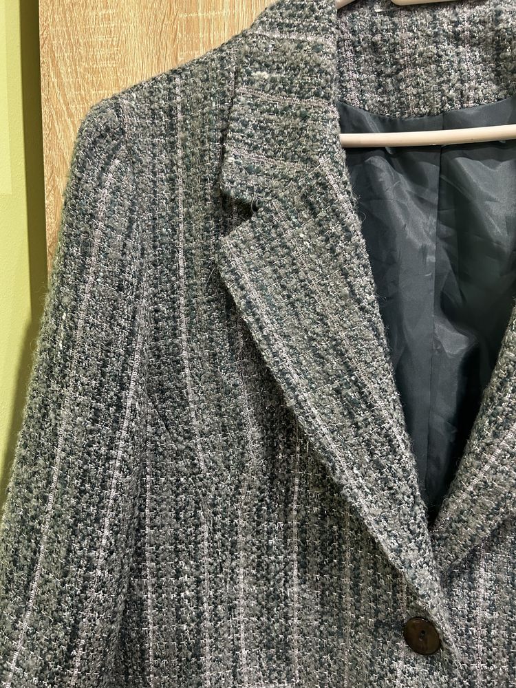Marynarka damska Bonmarche ze srebrną nitką stan idealny rozmiar M